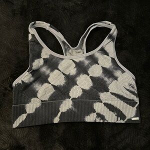 Tie dye PINK sports bra